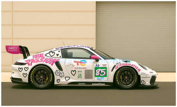 Modelauto 1:43 | Spark 25LM85 | Porsche 911 GT3 R (992) LMGT3 | Iron Dames 2025 #85 - S.Bovy - R.Frey - C.Martin