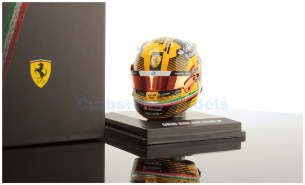 Helm 1:5 | Looksmart LSHEL005 | Bell Helmet | Scuderia Ferrari 2024 #55 - C.Sainz