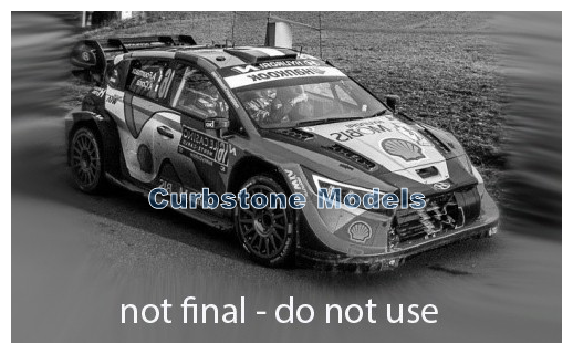 Modelauto 1:18 | IXO-Models 18RMC230A.22 | Hyundai Shell Mobis World Rally Team i20 N Rally1 2025 #16 - A.Fourmaux - A.Coria