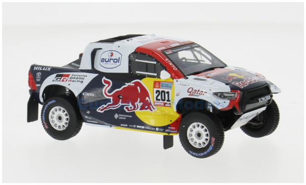 Modelauto 1:43 | IXO-Models RAM927.22 | Toyota Gazoo Racing GR DKR Hilux T1 2022 #201 - M.Baumel - N.Al Attiyah