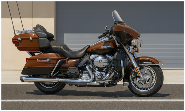 Motorfiets 1:18 | Maisto 20-21912BROWN | Harley Davidson FLHTK Electra Glide Ultra Limited Brown 2013