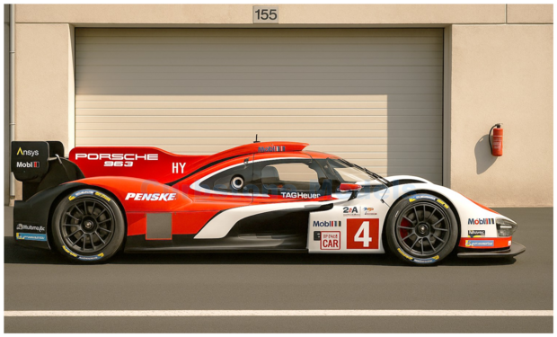 Modelauto 1:43 | Spark S9256 | Porsche Penske Motorsport 963 Hypercar 2025 #4 - F.Nasr - P.Wehrlein - N.Tandy