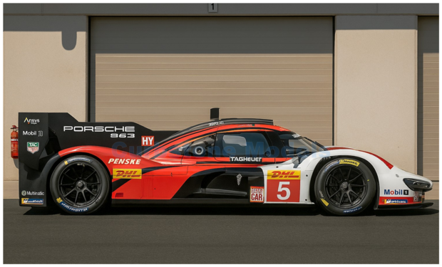 Modelauto 1:43 | Spark S9257 | Porsche Penske Motorsport 963 Hypercar 2025 #5 - M.Christensen - J.Andlauer - M.Jaminet