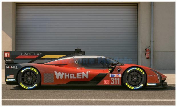 Modelauto 1:43 | Spark S9271 | Cadillac Whelen Racing V-Series.R Hypercar 2025 #311 - F.Drugovich - F.Vesti  - J.Aitken