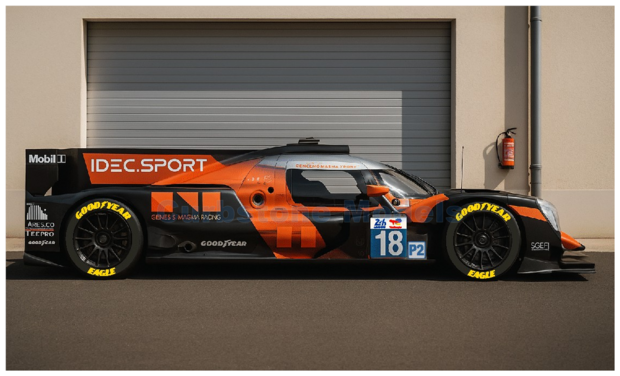 Modelauto 1:43 | Spark S9275 | Oreca 07 Gibson LMP2 | IDEC Sport 2025 #18 - A.Lotterer - M.Jaubert - J.Chadwick