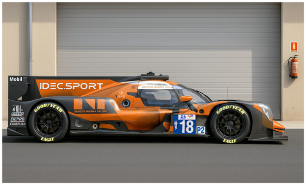 Modelauto 1:43 | Spark S9275 | Oreca 07 Gibson LMP2 | IDEC Sport 2025 #18 - A.Lotterer - M.Jaubert - J.Chadwick