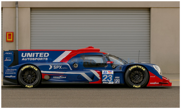 Modelauto 1:43 | Spark S9277 | Oreca 07 Gibson LMP2 | United Autosport 2025 #23 - D.Schneider - B.Hanley - O.Jarvis