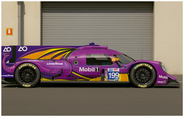 Modelauto 1:43 | Spark S9288 | Oreca 07 Gibson LMP2 | AF-Corse 2025 #199 - J.Délétraz - P.Hyett - D.Cameron