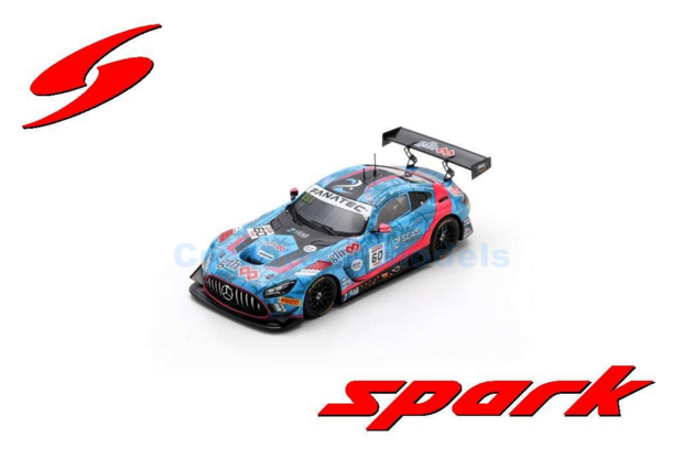 Modelauto 1:43 | Spark SB817 | Mercedes AMG GT3 EVO | 2 Seas Motorsport 2024 #60 - I.Al Khalifa - F.Bird - L.Williamson - M.Kod