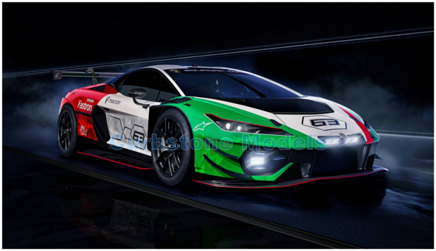 Modelauto 1:43 | Looksmart LS563 | Lamborghini Temerario GT3 2025 #63
