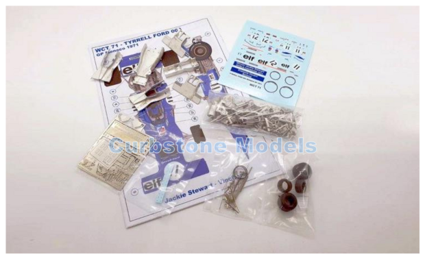 Bouwpakket 1:43 | Tameo WCT71 | Tyrrell F1 003 Ford 1971 #11 - J.Stewart