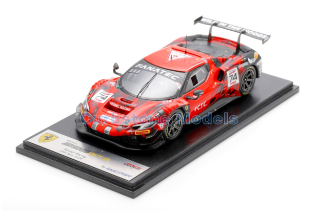 Modelauto 1:43 | Looksmart LSRC192 | Ferrari 296 GT3 | Kessel Racing 2024 - J.Hartshorne - B.Tuck  - M.Bell - C.Hull