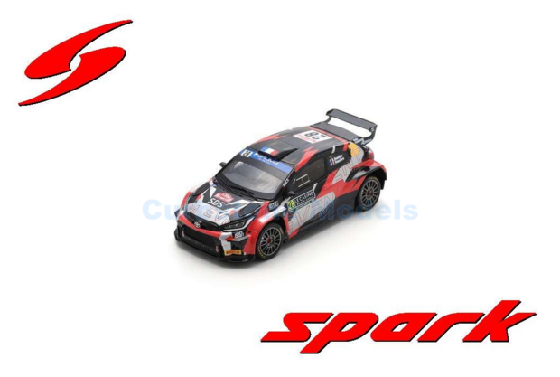Modelauto 1:43 | Spark S6863 | Toyota Yaris GR Rally2 | Burton Racing 2024 #2 - B.Bouffier - F.Vauclare