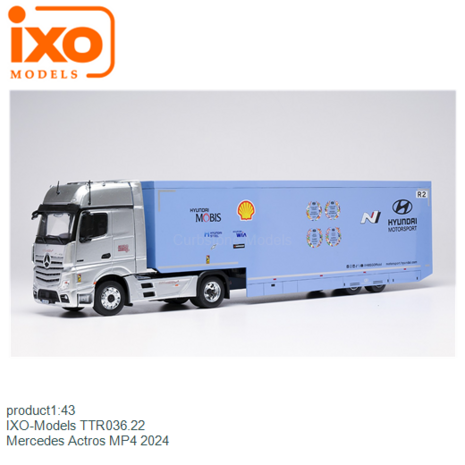 product1:43 | IXO-Models TTR036.22 | Mercedes Actros MP4 2024