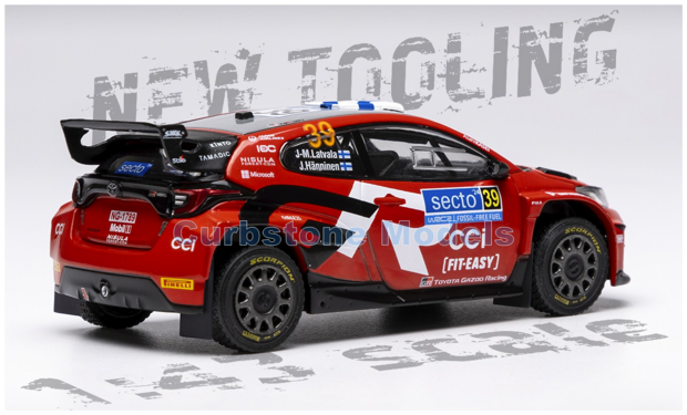 product1:43 | IXO-Models RAM955.22 | Toyota Gazoo Racing GT Yaris Rally2 WRC 2024 #39 - J.Latvala - J.Hänninen