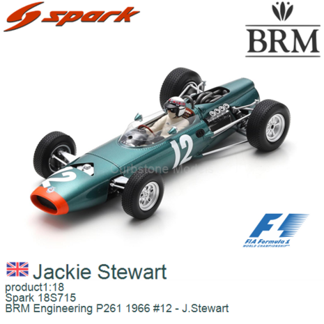 product1:18 | Spark 18S715 | BRM Engineering P261 1966 #12 - J.Stewart
