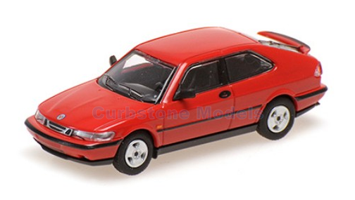 product1:87 | Minichamps 870170124 | Saab 900 Turbo 16S Aero Coupe Rood 1987