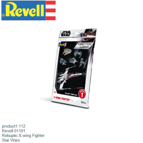 product1:112 | Revell 01101 | Rebuplic X-wing Fighter | Star Wars