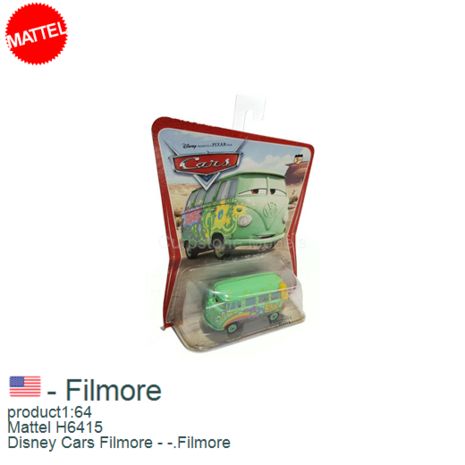 product1:64 | Mattel H6415 | Disney Cars Filmore - -.Filmore