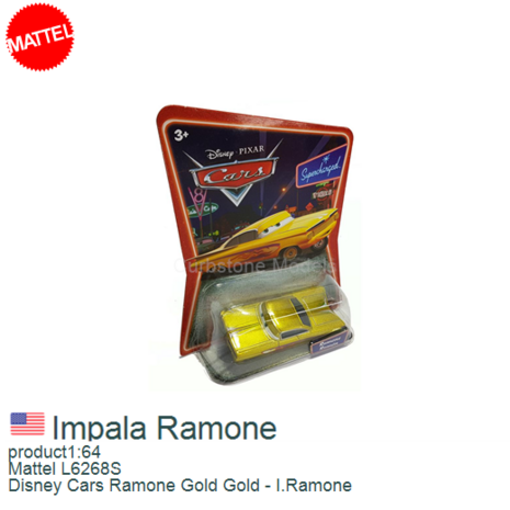 product1:64 | Mattel L6268S | Disney Cars Ramone Gold Gold - I.Ramone