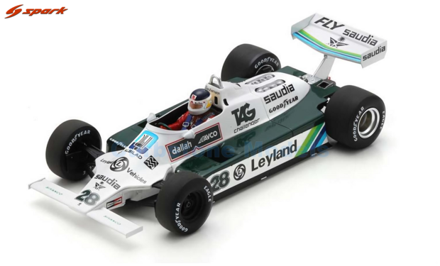 product1:18 | Spark 18S736 | Williams Grand Prix Engineering FW07C Ford 1980 #28 - C.Reutemann