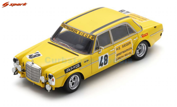 product1:43 | Spark S5893 | Mercedes Benz 300 SEL 6.8 AMG 1972 #48 - H.Heyer