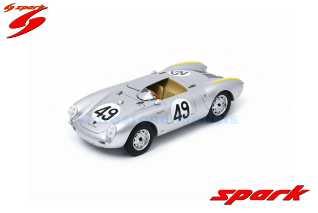 product1:43 | Spark S9713 | Porsche 550 Spyder 1955 #49 - Z.Arkus-Duntov - A.Veuillet