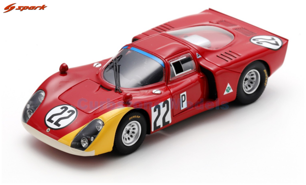 product1:43 | Spark US377 | Alfa Romeo T33-2 | Autodelta S.p.a. 1968 #22 - M.Casoni - G.Biscaldi - T.Zeccoli