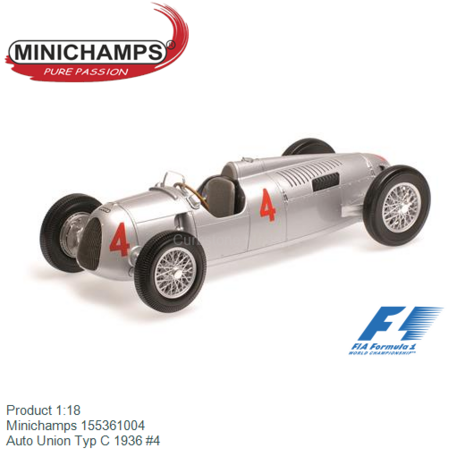 Product 1:18 | Minichamps 155361004 | Auto Union Typ C 1936 #4