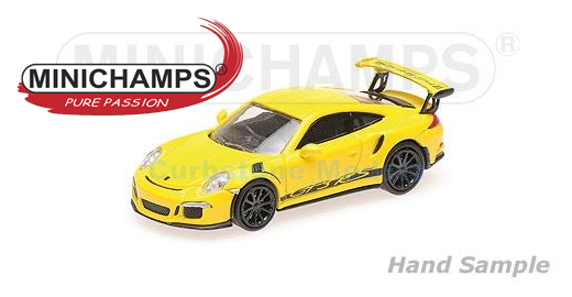 product1:87 | Minichamps 870063225 | Porsche 911 GT3 RS Yellow 2013
