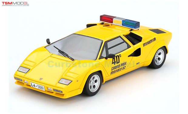 product1:43 | TSM TSM430860 | Lamborghini Countach Pace Car Monaco Grand Prix 1982