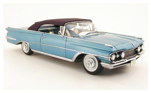 Product 1:18 | Sunstar 5232 | OldsMobile 98 Convertible Metallic Bright Blue and black roof 1959