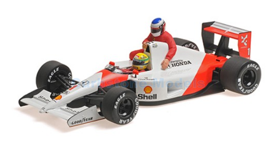 Product 1:18 | Minichamps 540911828 | McLaren F1 MP4/6 Honda 1991 #1 - A.Senna - J.Alesi