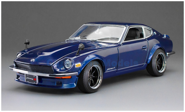 Product 1:18 | Sunstar 3515R | Datsun Fairlady Z (S30) Metallic Dark Blue 1970