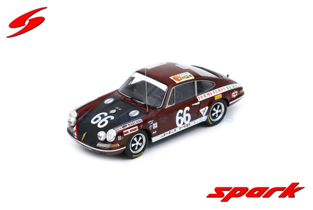 Product 1:43 | Spark S9749 | Porsche 911T 1969 #66 - J.Egreteaud - R.Lopez