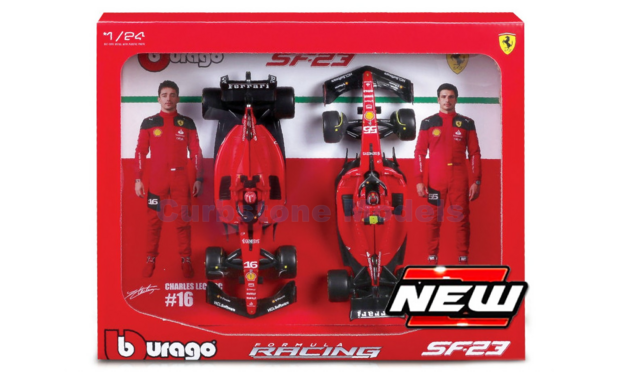 Product 1:24 | Bburago 18-26817 | Scuderia Ferrari SF-23 2023 - C.Sainz - C.Leclerc