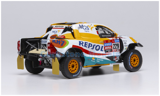 Product 1:43 | IXO-Models RAM988.22 | Toyota GR DKR Hilux T1 | Repsol Rally Team - TGR 2023 #229 - I.Pujol - J.Valcarcel