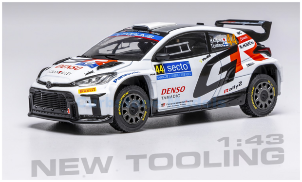 Product 1:43 | IXO-Models RAM957.22 | Toyota Gazoo WRT GR Yaris Rally2 2024 #44 - T.Luhtinen - H.Kogure