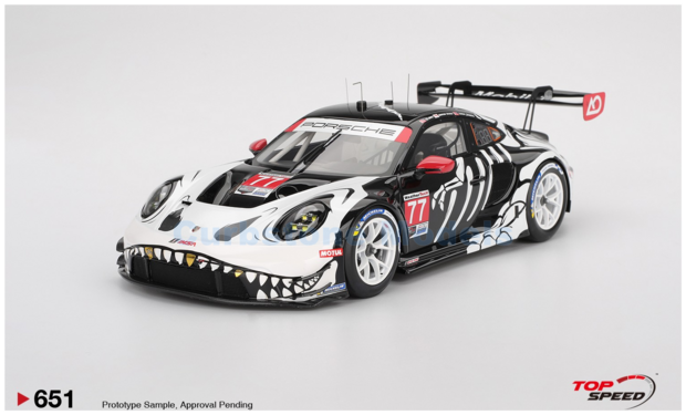 Product 1:18 | Top Speed TS0651 | Porsche 911 GT3 R (992) | AO Racing 2025 #77 - K.Bachler - L.Heinrich - M.Christensen