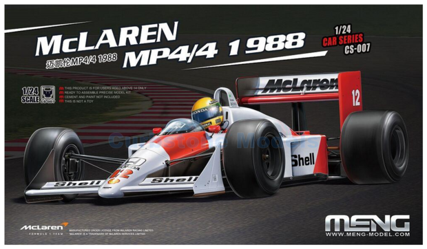 Product 1:24 | MENG CS-007 | McLaren F1 MP4/4 1988 - A.Senna