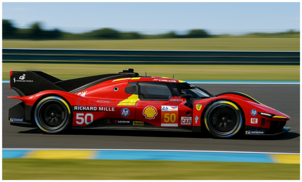 Product 1:43 | Looksmart LSLM192 | Ferrari 499P | AF Corse 2025 #50 - N.Nielsen - M.Molina - A.Fuoco