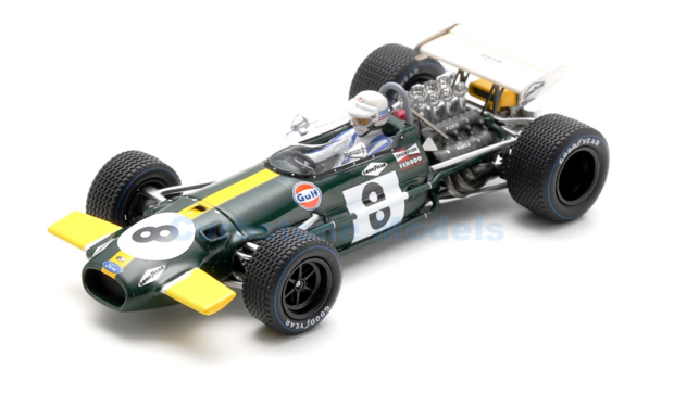Product 1:43 | Spark S8323 | Brabham Racing BT26A 1969 #8 - J.Brabham
