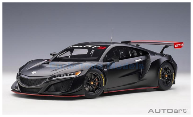 Product 1:18 | Autoart 81899 | Honda NSX GT3 Black 2018