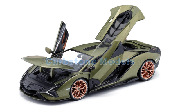 Product 1:18 | Bburago 18-11046GREEN | Lamborghini Sian FKP 37 Green 2019