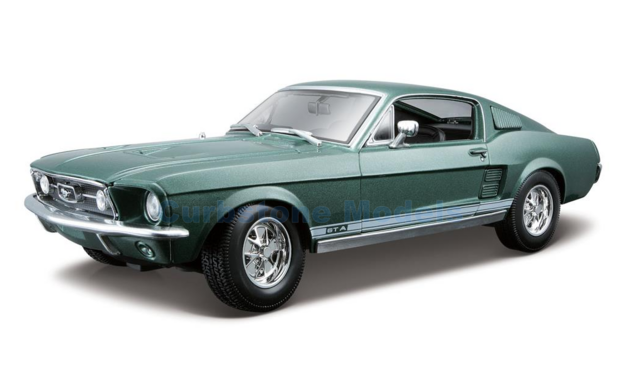 Product 1:18 | Maisto 31166G | Ford Mustang GTA Fastback Dark Green 1967