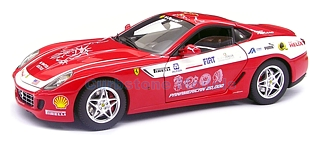 Product 1:18 | Hotwheels L7117 | Ferrari 599 GTB Fiorano Rood 2006