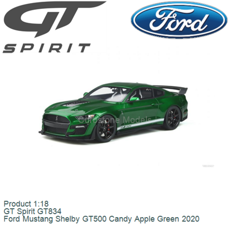 Product 1:18 | GT Spirit GT834 | Ford Mustang Shelby GT500 Candy Apple Green 2020