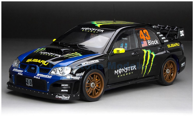 Product 1:18 | Sunstar 5582 | Subaru Impreza WRC 06 Monster Energy 2008 #43 - K.Block