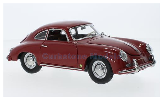 Product 1:18 | Sunstar 1350 | Porsche 356A 1500 GS Carrera GT Dark Red 1957