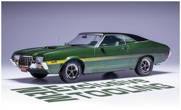Product 1:18 | IXO-Models 18CMC185.22 | Ford Gran Torino Sport Dark Green 1972